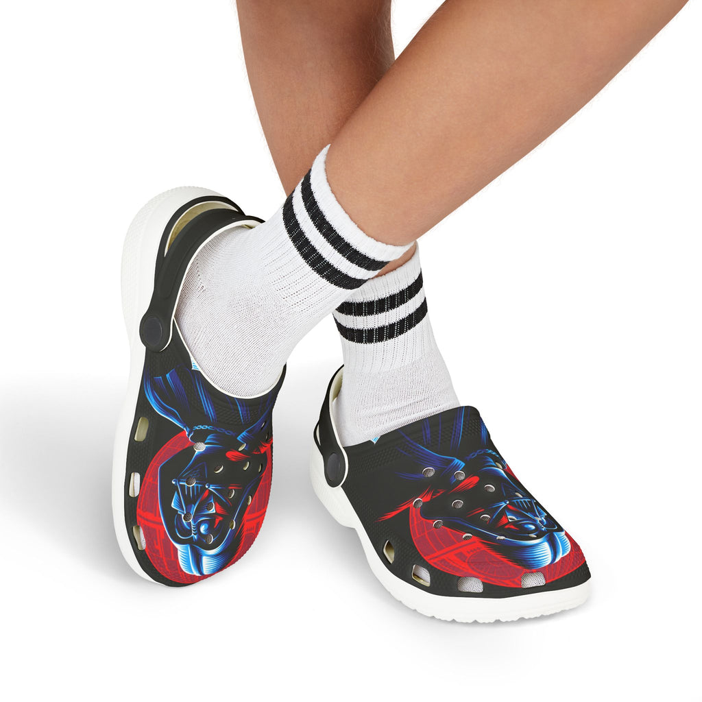 Dark Vader Themed Kids Clogs -  Fun EVA Foam Shoes for Playtime