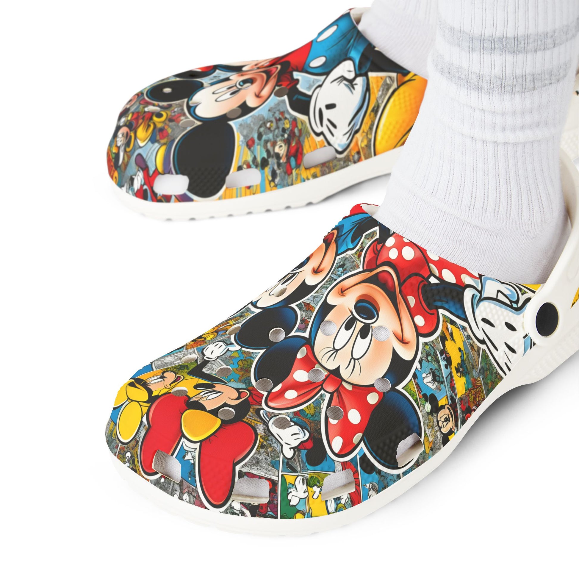 Disney Mickey & Minnie Themed EVA Foam Rubber Shoes for Healthcare Professionals