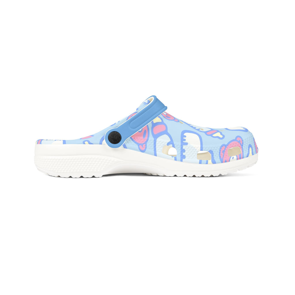 Fun Baby Bottle Themed EVA Foam Rubber Shoes with Ice Cream and Bear Design