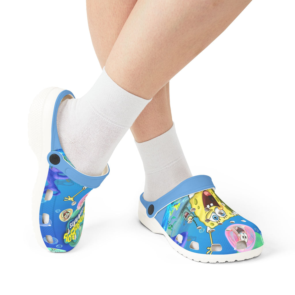 Sponge Bob Themed EVA Foam Rubber Shoes for Healthcare Professionals