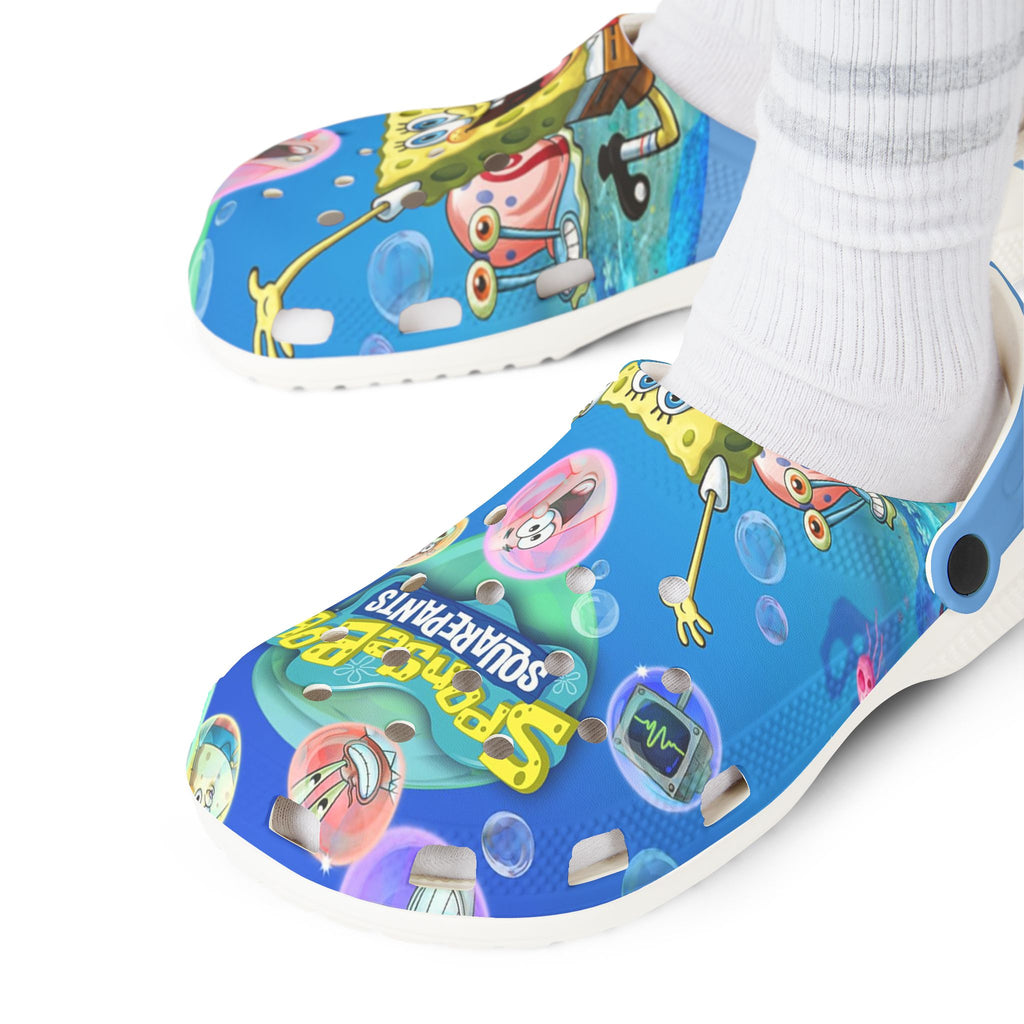 Sponge Bob Themed EVA Foam Rubber Shoes for Healthcare Professionals
