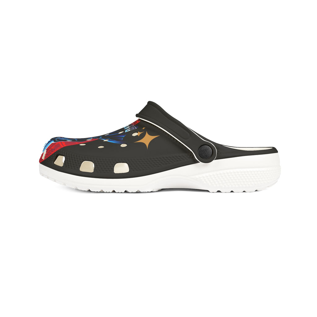 Dark Vader Themed EVA Foam Rubber Shoes for Healthcare Professionals
